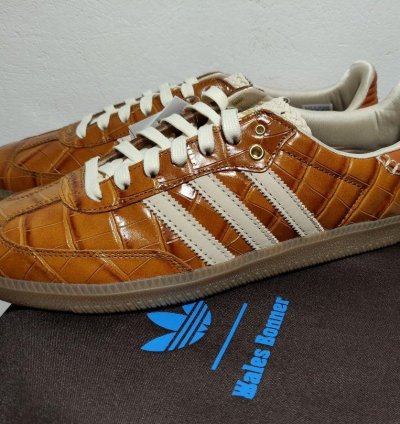 adidas Samba Wales Bonner Brown Croc JH9826 size US 11