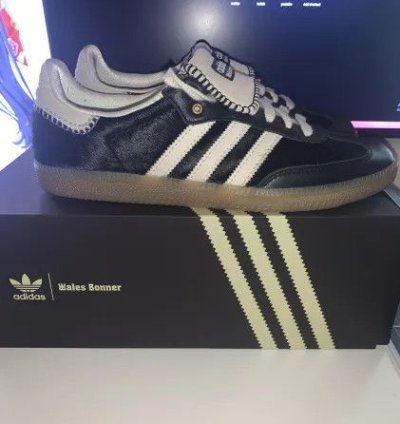 ADIDAS WALES BONNER BLACK PONY TONAL SAMBA SHOES