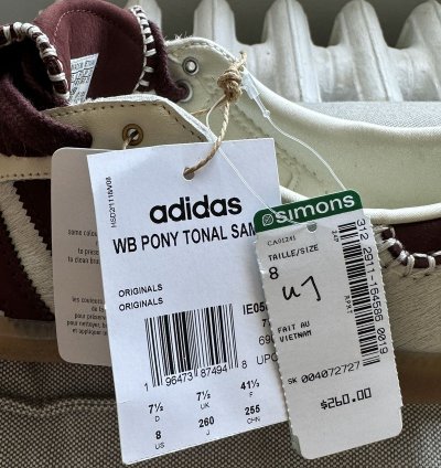 Adidas Wales Bonner pony cream white IE0586