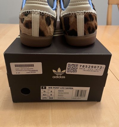 Adidas Wales Bonner Pony Leopard Samba Men 9 5