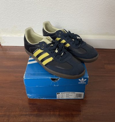 Adidas Wales Bonner Samba Collegiate Navy Yellow size 11