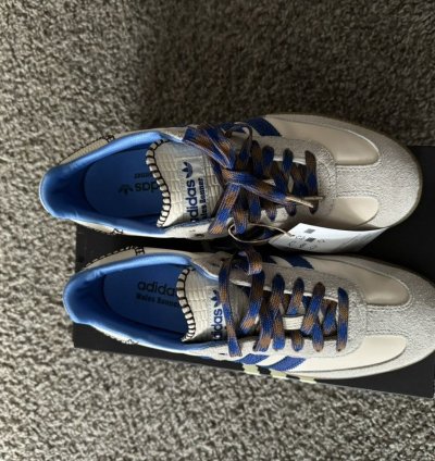 adidas Wales Bonner Samba Nylon Wonder Clay Royal Blue