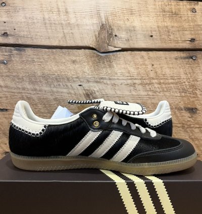 adidas Wales Bonner Samba Pony Black Cream White Gum