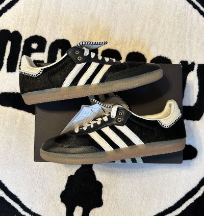 Adidas Wales Bonner Samba Pony Tonal Core Black
