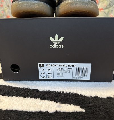 Adidas Wales Bonner Samba Pony Tonal Core Black