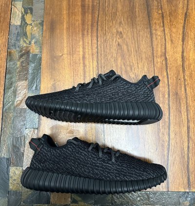 adidas Yeezy Boost 350 Pirate Black (2023) BB5350 Size 10 5