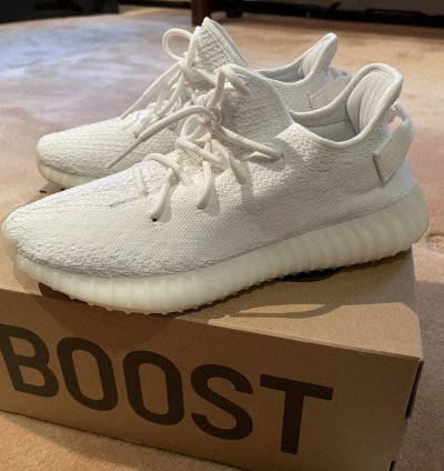 Adidas Yeezy Boost 350 V2 Cream White CP9366 Size 8 5
