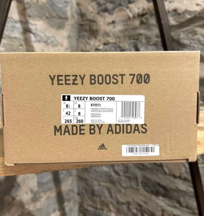 Adidas Yeezy Boost 700 Solid Grey Wave Runner Sneakers