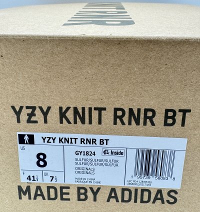 adidas Yeezy Knit Runner Boot Sulfer Yellow Waterproof