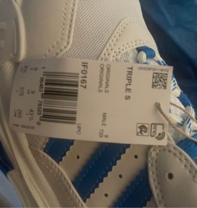 Balenciaga Adidas Triple White White Blue