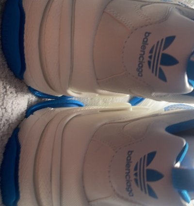 Balenciaga Adidas Triple White White Blue