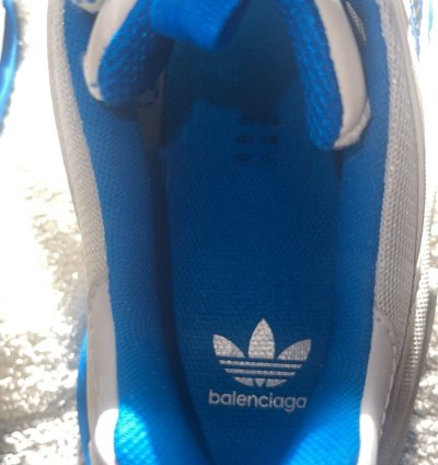 Balenciaga Adidas Triple White White Blue