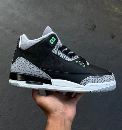 Air Jordan 3 Green Glow