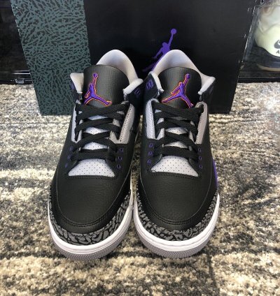 NIKE AIR JORDAN 3 RETRO COURT PURPLE