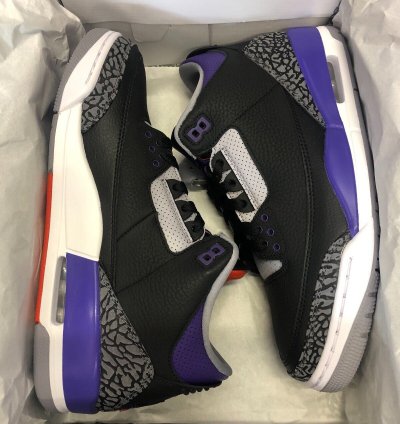 NIKE AIR JORDAN 3 RETRO COURT PURPLE