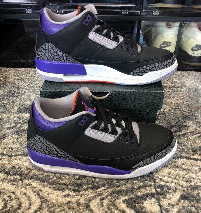NIKE AIR JORDAN 3 RETRO COURT PURPLE