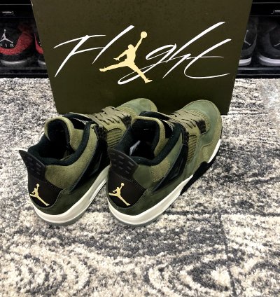 NIKE AIR JORDAN 4 RETRO SE CRAFT OLIVE