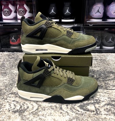 NIKE AIR JORDAN 4 RETRO SE CRAFT OLIVE