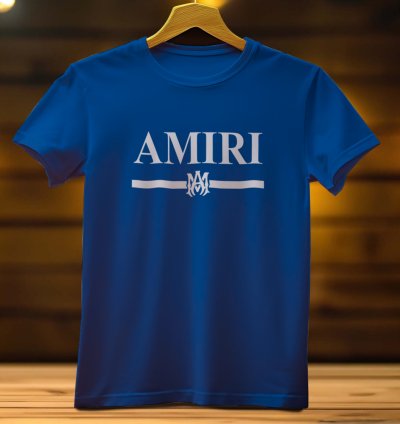 Amiri Line Logo Funny Mens Shirt Size USA