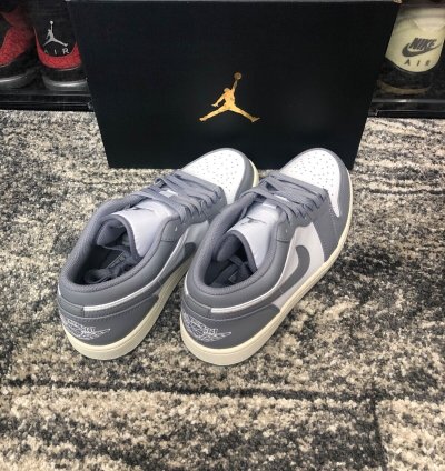 NIKE AIR JORDAN 1 LOW 'VINTAGE GREY'