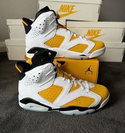 NIKE AIR JORDAN 6 RETRO 'YELLOW OCHRE'