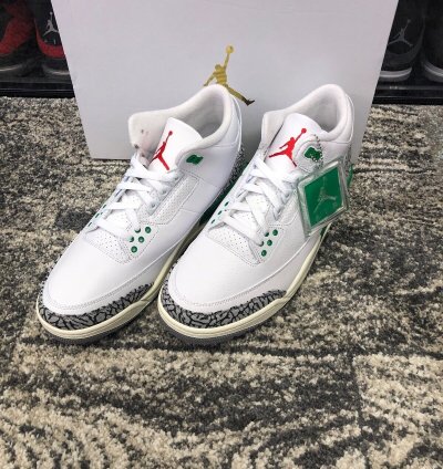 NIKE AIR JORDAN 3 RETRO 'LUCKY GREEN'
