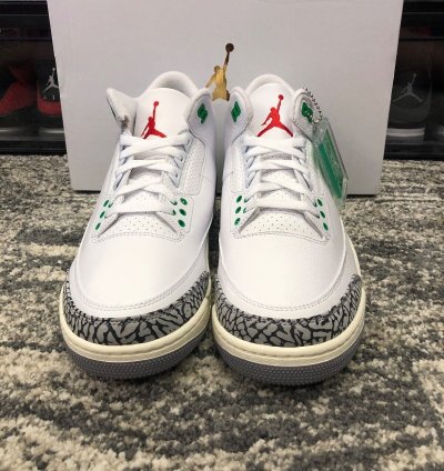 NIKE AIR JORDAN 3 RETRO 'LUCKY GREEN'
