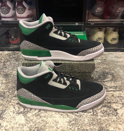 NIKE AIR JORDAN 3 RETRO 'PINE GREEN'