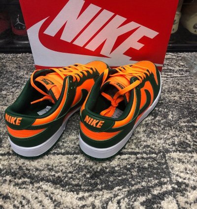 NIKE DUNK LOW RETRO 'MIAMI HURRICANES'
