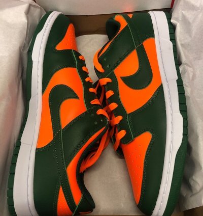 NIKE DUNK LOW RETRO 'MIAMI HURRICANES'