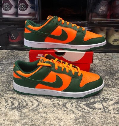 NIKE DUNK LOW RETRO 'MIAMI HURRICANES'