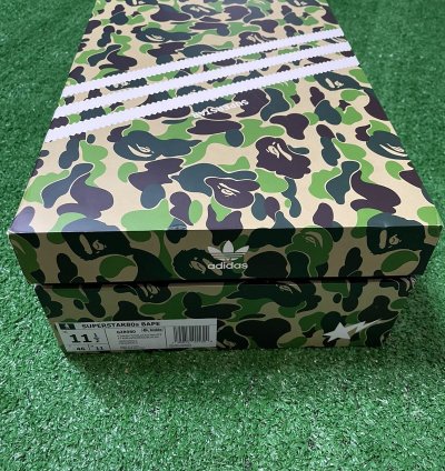 BAPE Adidas Superstar Bapesta - Size 11 5