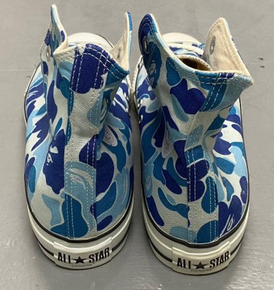 BAPE APE sta hi canvas ABC blue camo