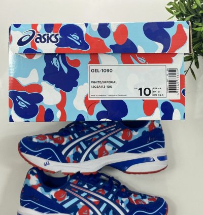 Bape Asics Gel-1090 France Camo 2021
