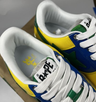BAPE Bape Sta 1 Blue Yellow Green - Size 9 5