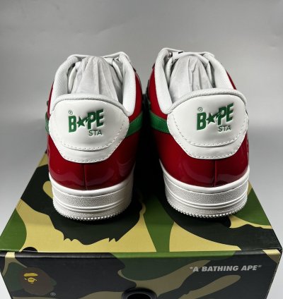 BAPE Bape Sta 1 Green White Red - Size 10