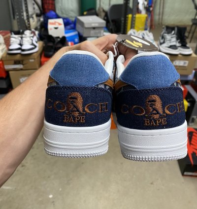 Bape bapesta coach