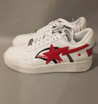 Bape Bapesta Shark White Sneaker