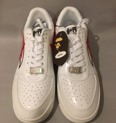 Bape Bapesta Shark White Sneaker