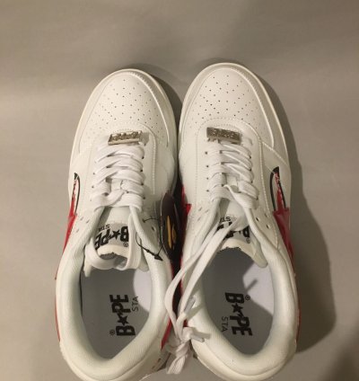 Bape Bapesta Shark White Sneaker