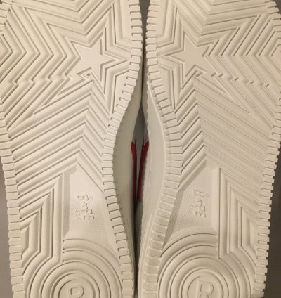 Bape Bapesta Shark White Sneaker