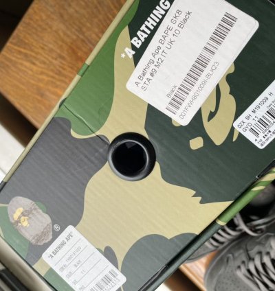 BAPE bathing ape SK8 Sta Suede Triple Black Dunks