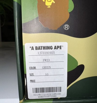 BAPE BAYC BAPE STA LIMITED 1 1000
