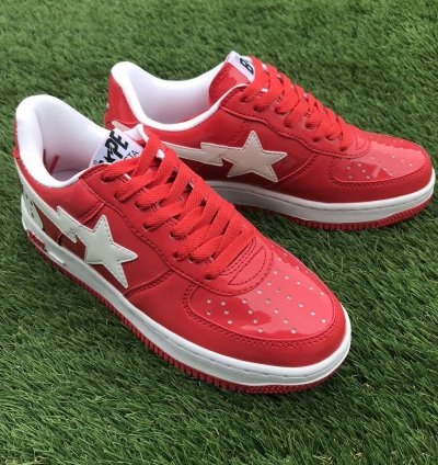 BAPE gostbusters Red patent leather