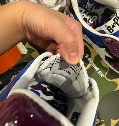 Bape Hong Kong 15th Anniversary Bapesta