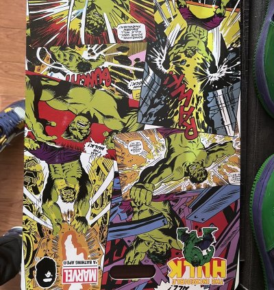 Bape Marvel Hulk Bapesta