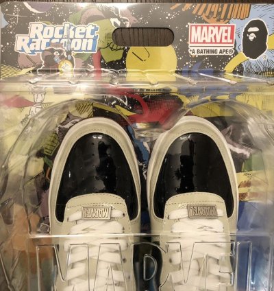 Bape Marvel Rocket Raccoon Bapesta