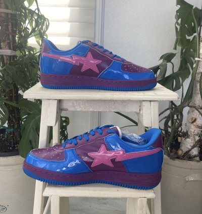 Bape Marvel Silver Surfer Bapesta