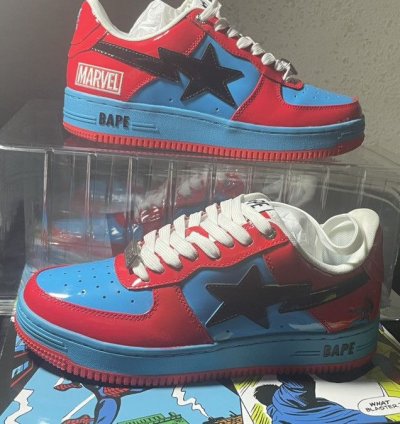 Bape Marvel Spider Man Bapesta