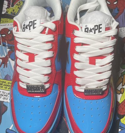 Bape Marvel Spider Man Bapesta